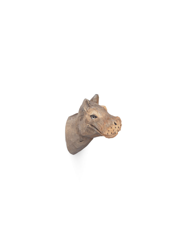 Wall hook | Animal Carved Hook Hippo