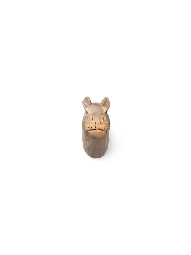 Wall hook | Animal Carved Hook Hippo