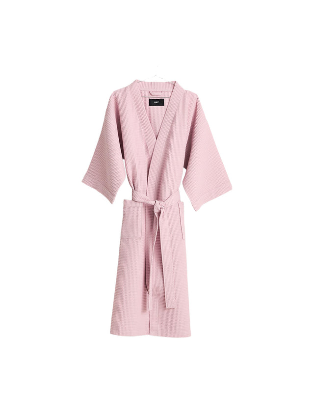 Bademantel | Waffle | Pink