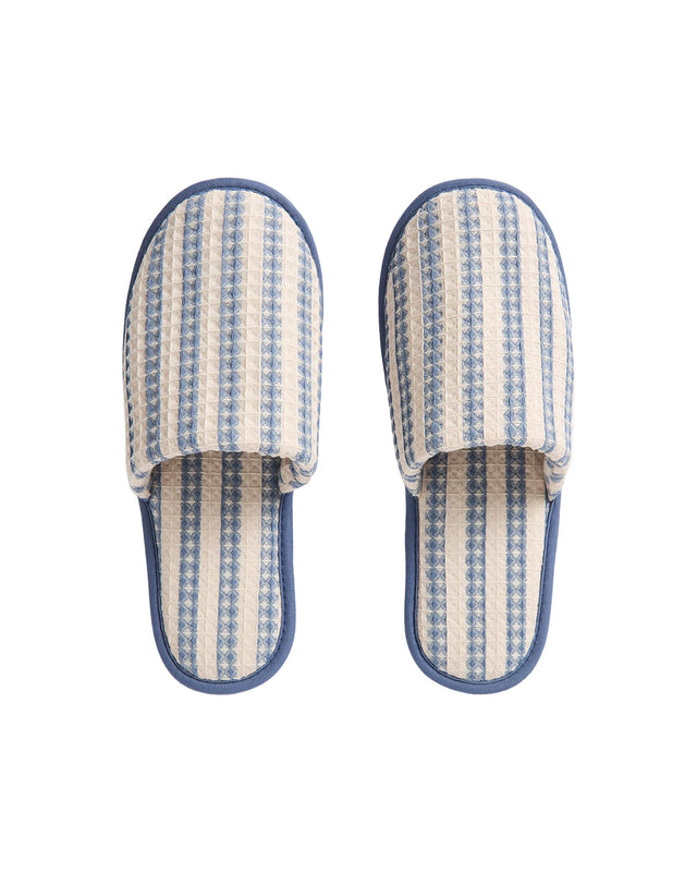 Badepantoffeln | Waffle | Dusty Blue