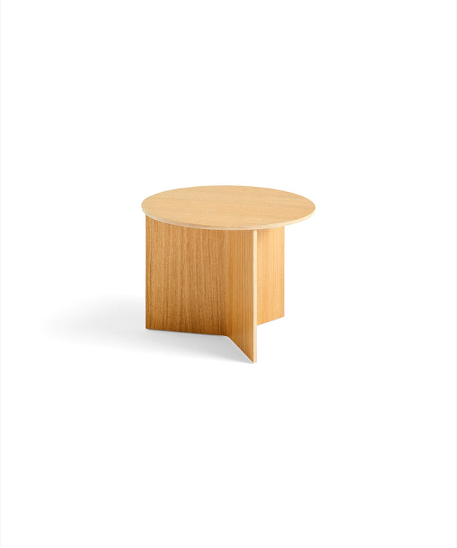 Side table | Slit table wood | low Ø45