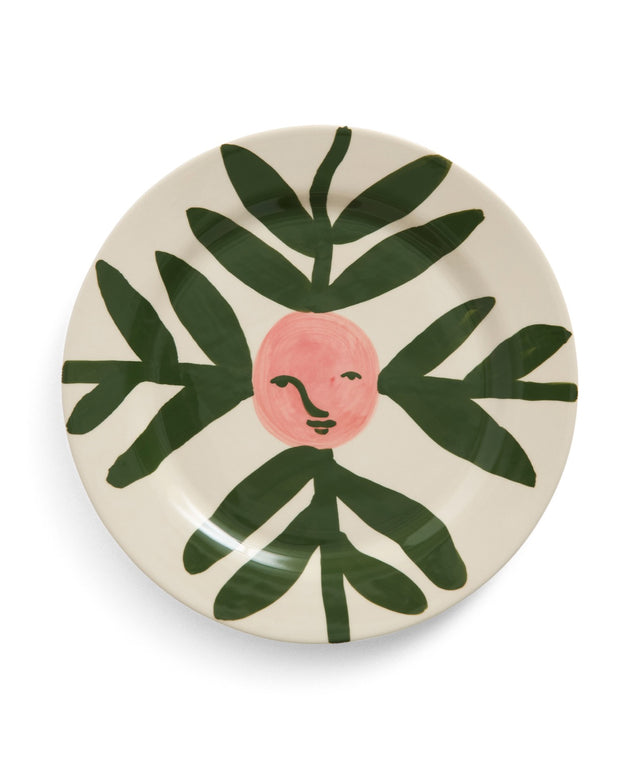 La Pittura Plate - Ø24 - Blush face vine