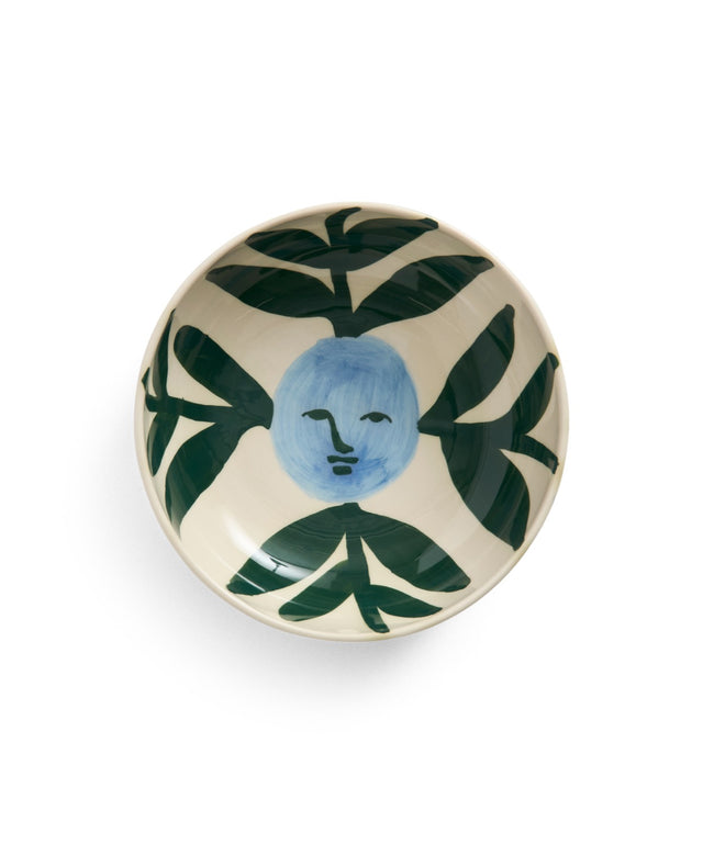 La Pittura Bowl - Ø18 - Moon face vine
