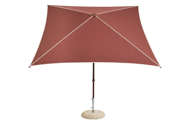 Sonnenschirm | Terrazza Parasol | Square | Off-white and burgundy