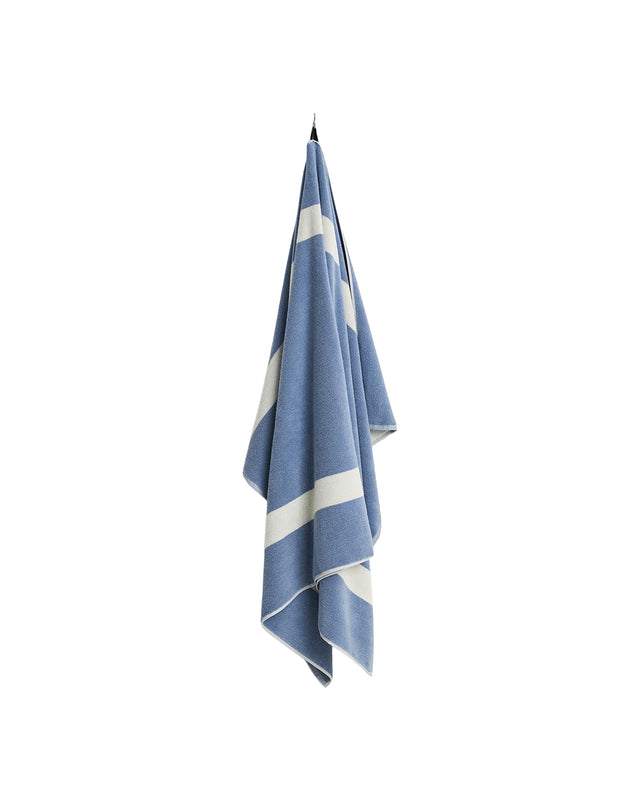 Badetuch 100x150cm | Stripe | Dusty Blue