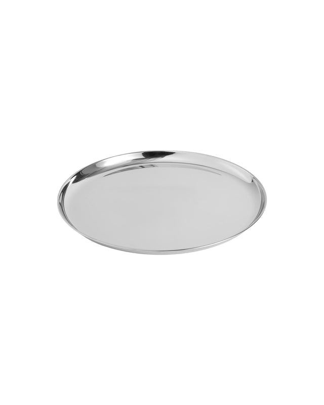 Tablett rund | Essential Steel | groß