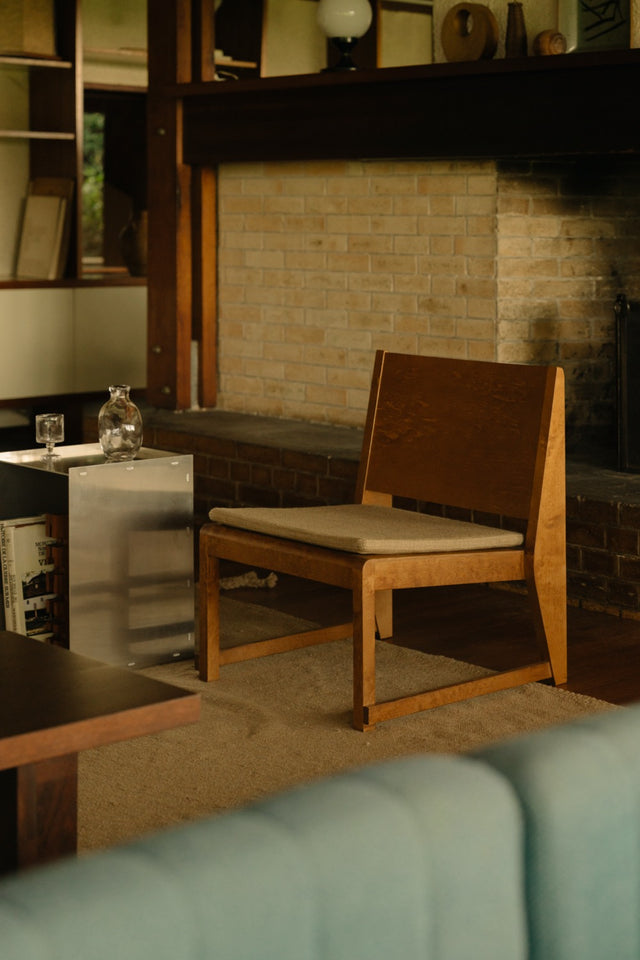 Sessel | Easy Chair Warm Brown Birch