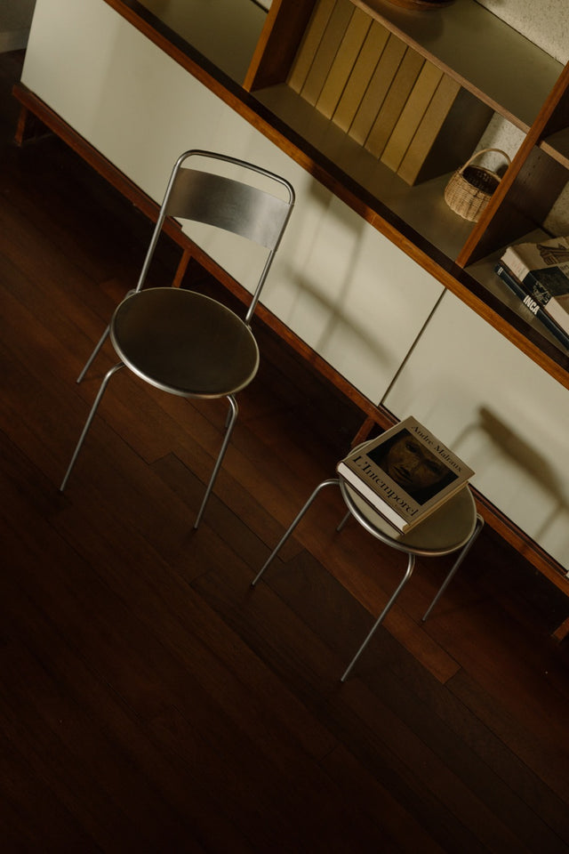Hocker | Petit Rond Edelstahl