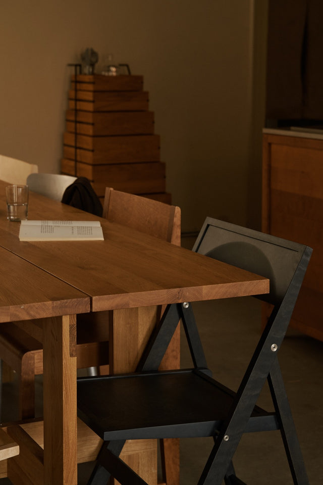 Folding Flat Chair | Ash Black Birch