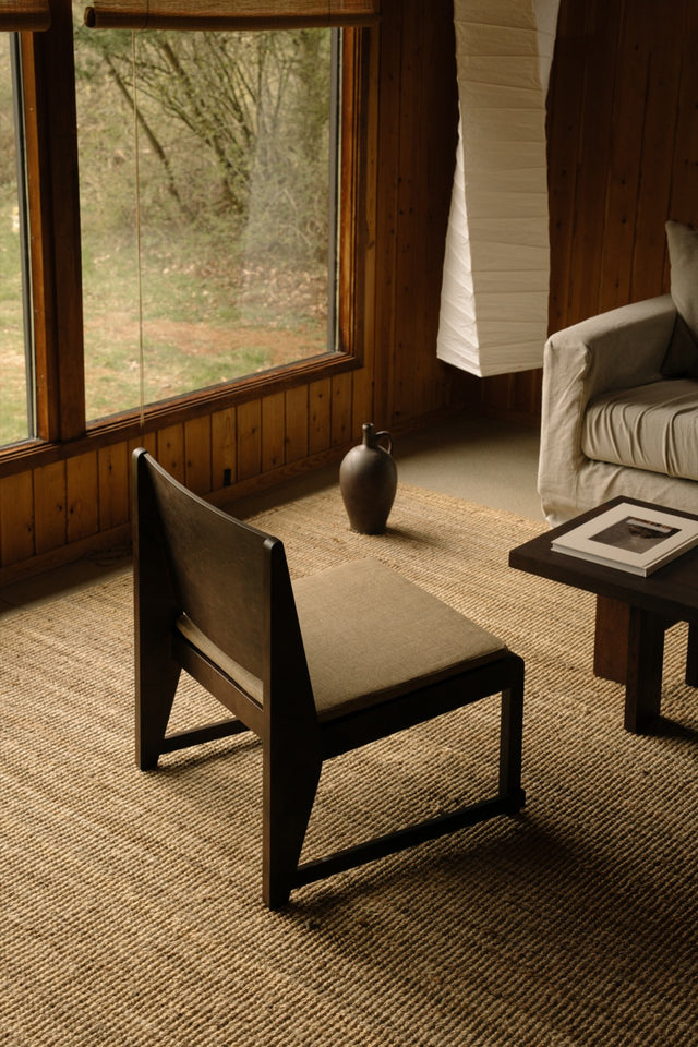 Sessel | Easy Chair Dark Brown Birch