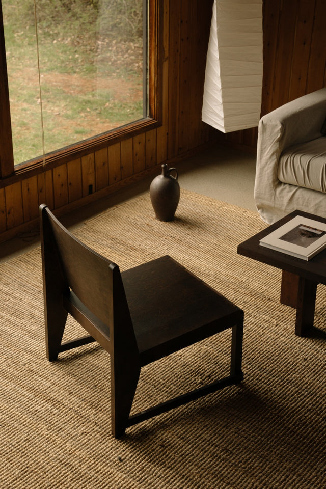 Sessel | Easy Chair Dark Brown Birch