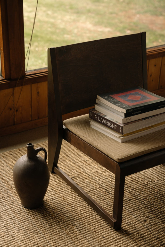 Sessel | Easy Chair Dark Brown Birch