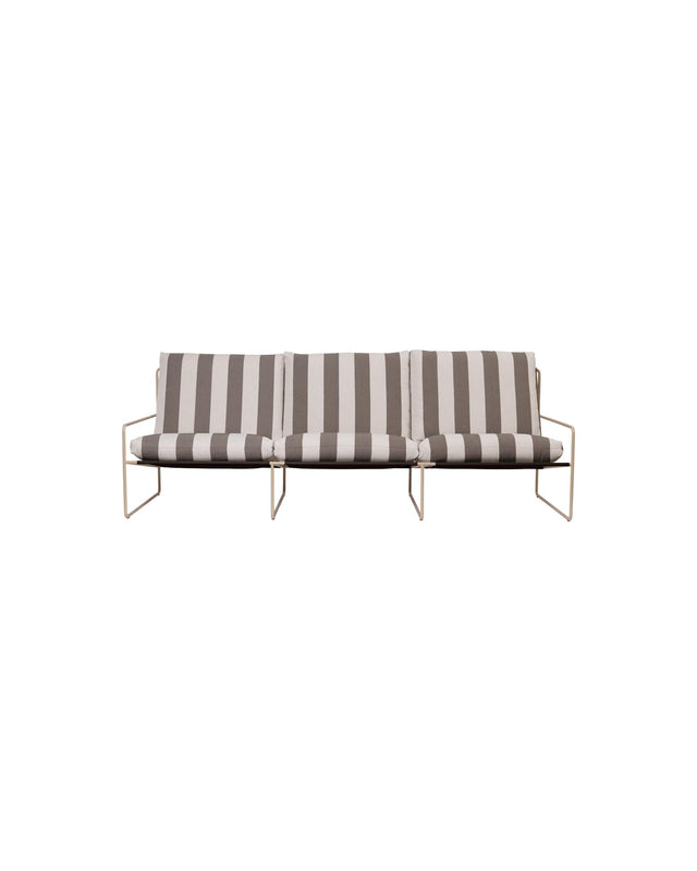 Outdoor Sofa | Desert | 3-Seater Striped