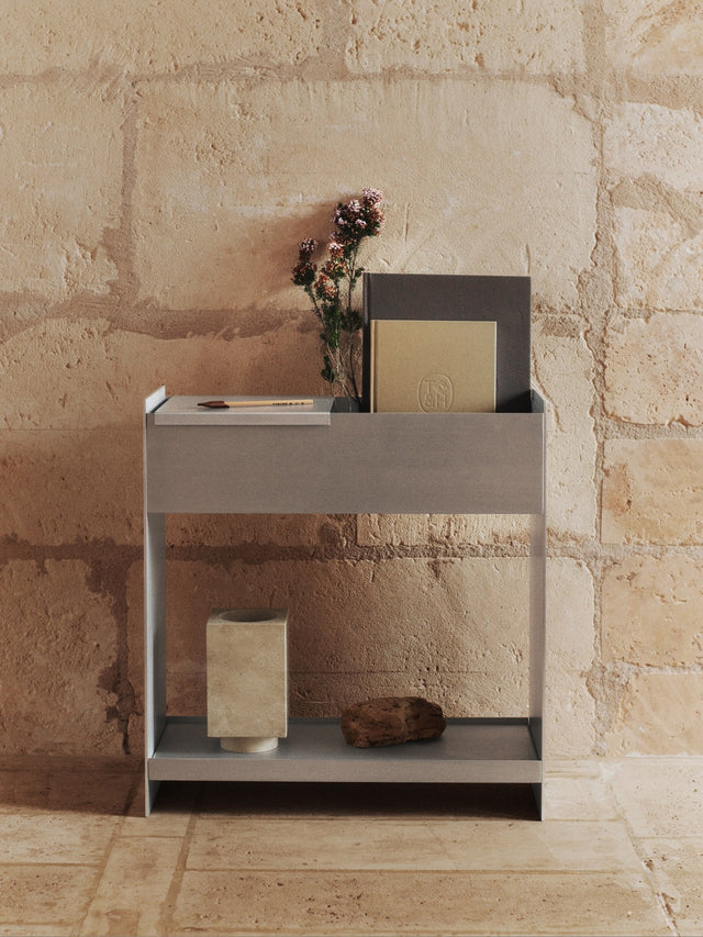 Regal | Lager Plant Box With Shelf + Auflegeplatte- Aluminium | B-Ware