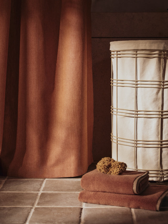 Duschvorhang | Chambray | Brown Clay