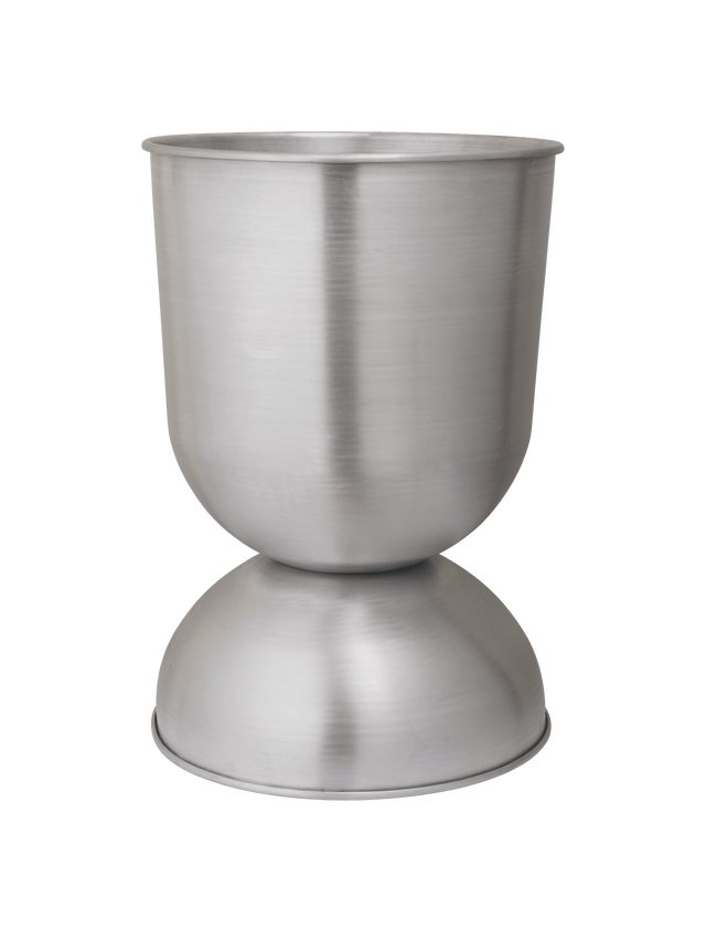 Hourglass Pot - Large - Aluminium