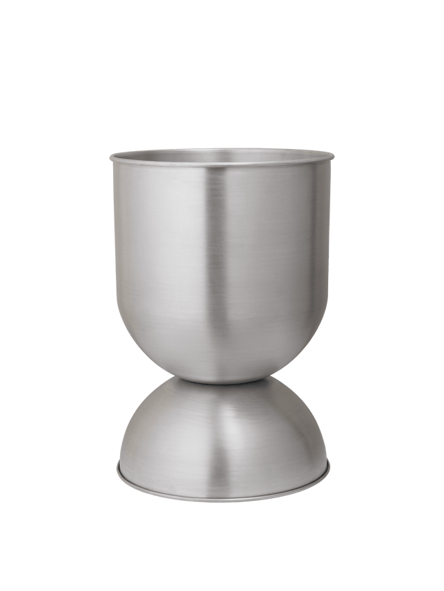 Hourglass Pot - Medium - Aluminium