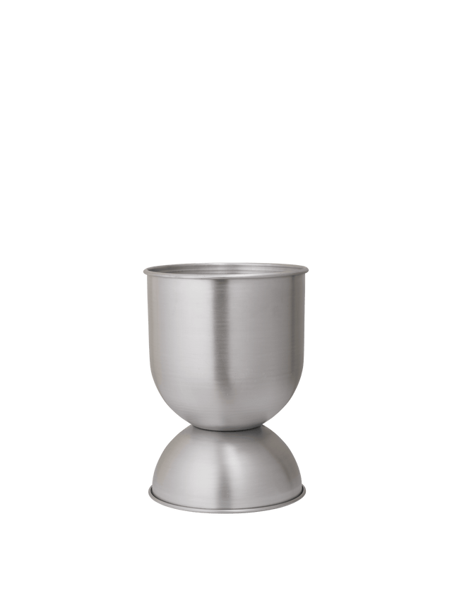 Hourglass Pot - Small - Aluminium