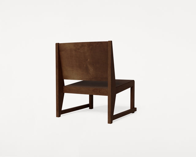 Sessel | Easy Chair Dark Brown Birch