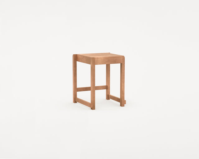 Hocker | Low Stool Warm Brown Birch
