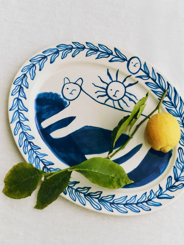 La Pittura Oval Serving Platter - L36,5 - Charlotte