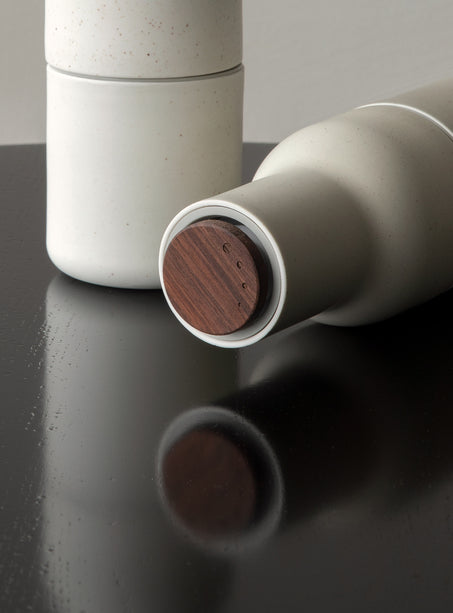 Bottle Grinder | Gewürzmühle Keramik glasiert | 2er Set