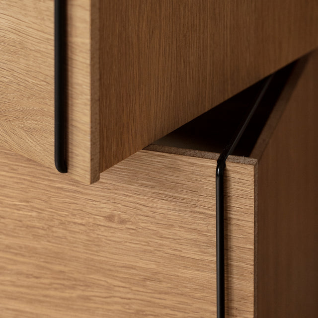 stacking box natural oak