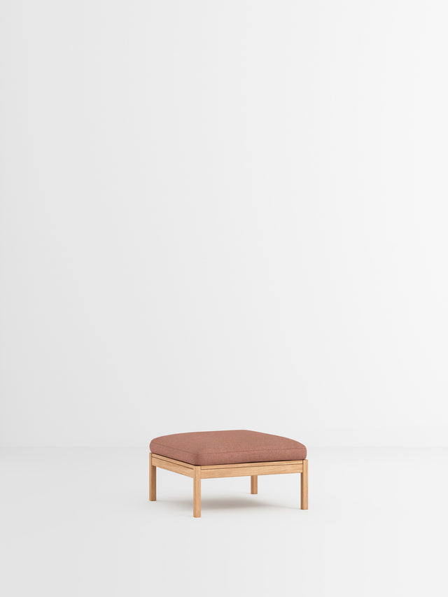 Moebe Sofa | Ottoman – Re-Wool 2 - 648 / Eiche natur