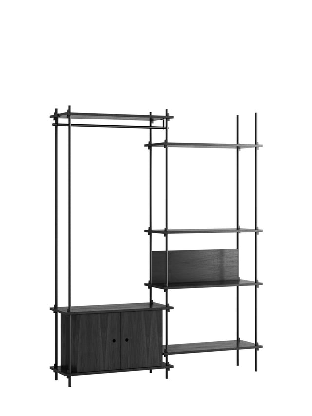 Regalsystem | MOEBE | 2 Module mit Gaderobe