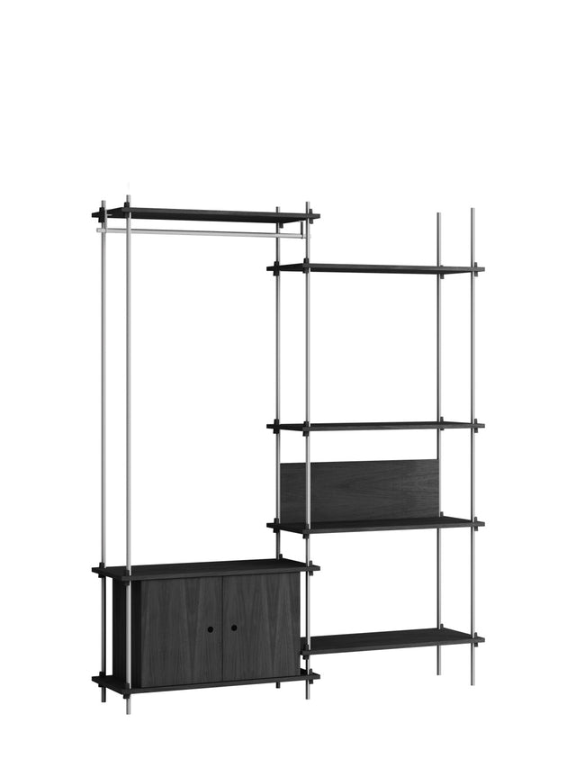 Regalsystem | MOEBE | 2 Module mit Gaderobe