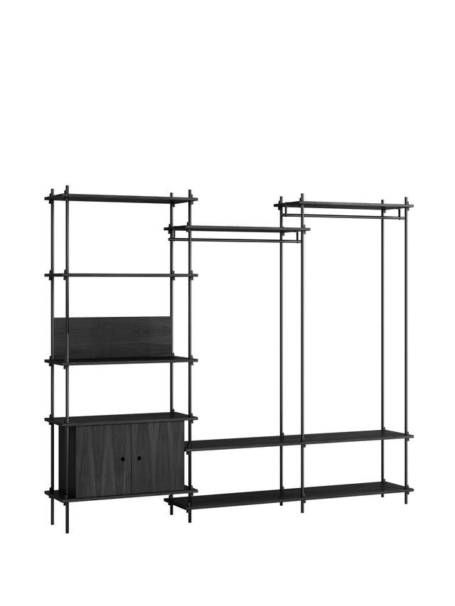 Regalsystem | MOEBE | 3 Module mit Gaderobe
