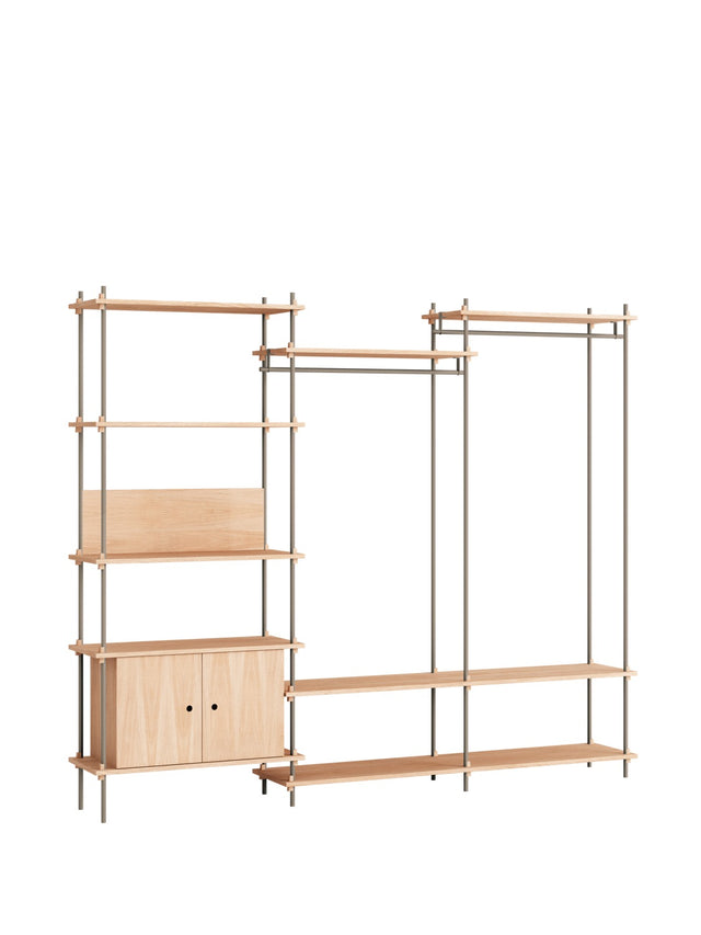 Regalsystem | MOEBE | 3 Module mit Gaderobe