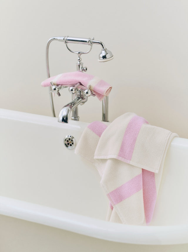 Handtuch 40x60cm | Stripe | Pink