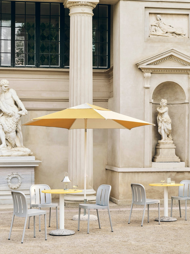 Sonnenschirm | Terrazza Parasol | Hexagon | Off-white and ochre