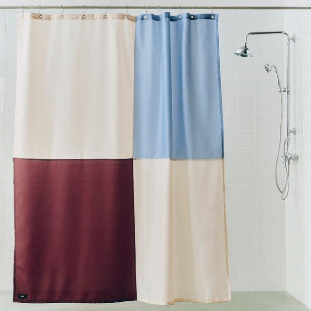 Duschvorhang | Check | Burgundy