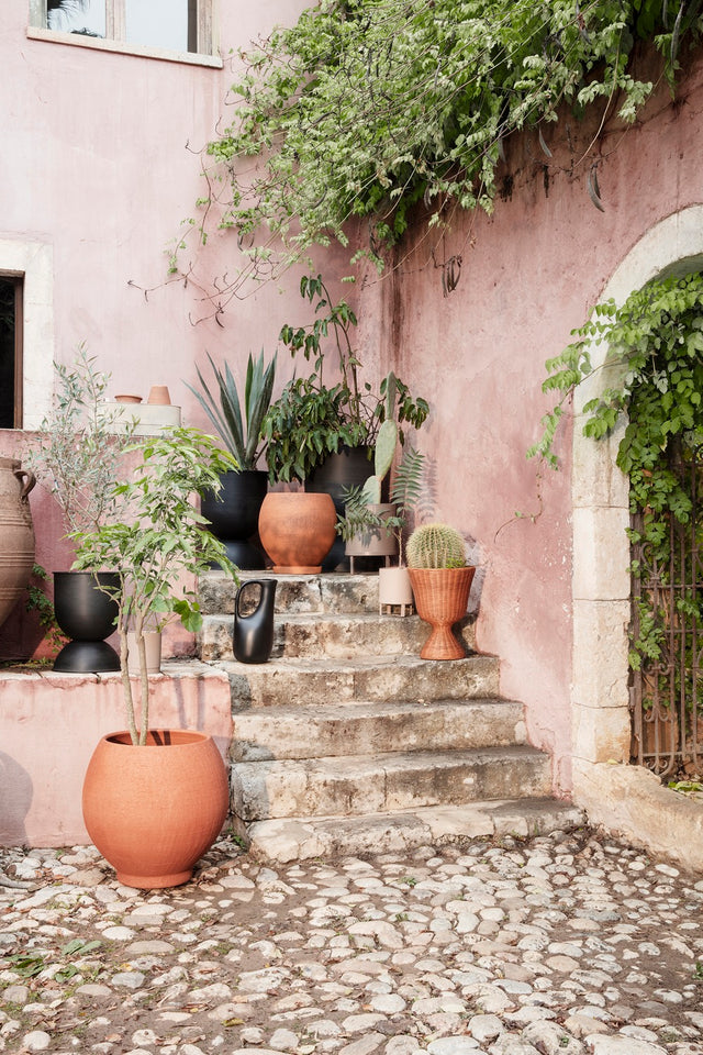 Plant pot | Construction | Large | Black