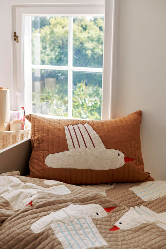 Pillowcase | Bird Quilted Cushion Cover
