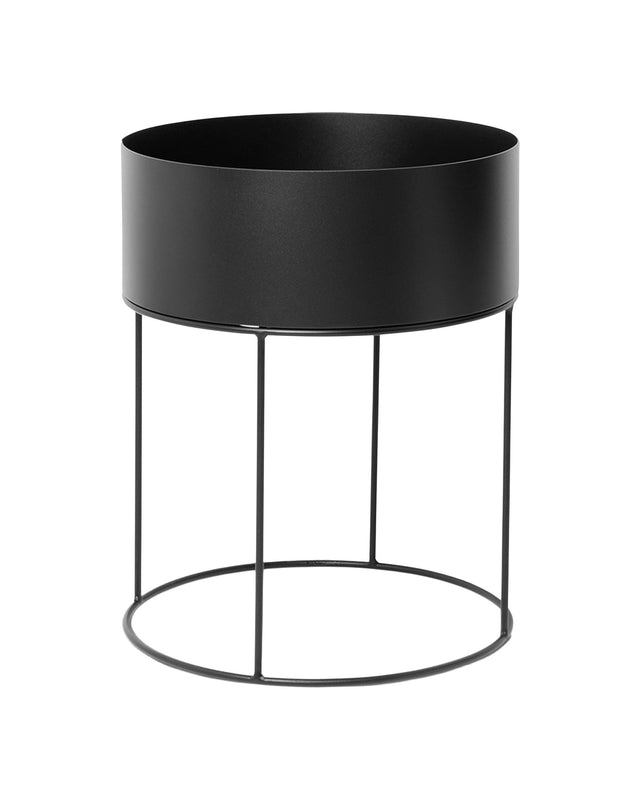 Plant Box | Round | Black