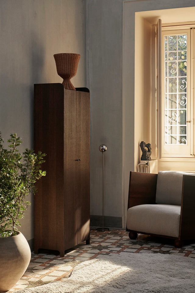 Schrank | Sill Cupboard Hoch - Dunkel gebeizte Eiche