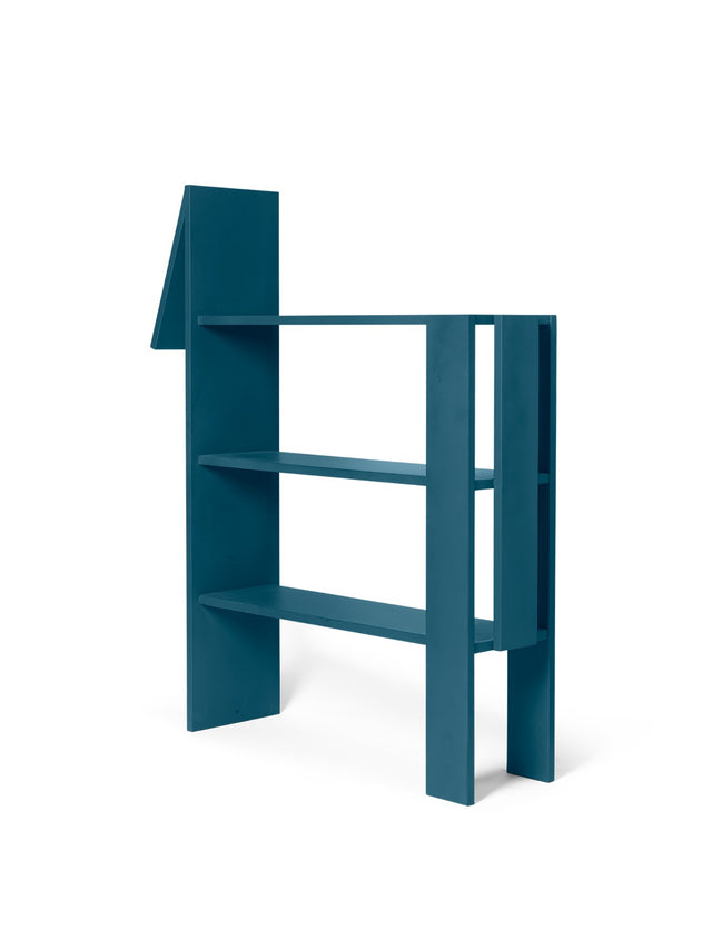 Regal | Horse Bookcase - Dark Blue