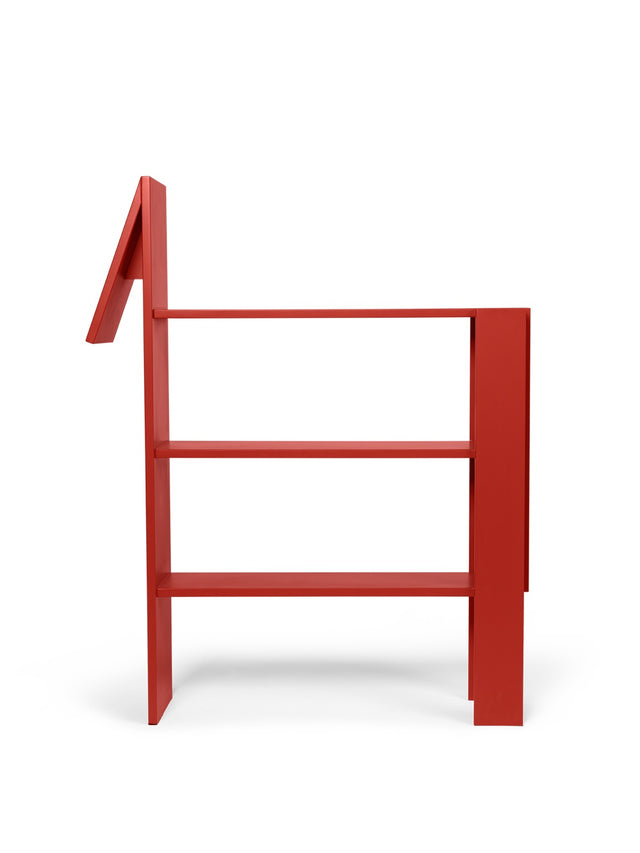 Regal | Horse Bookcase - Poppy Red