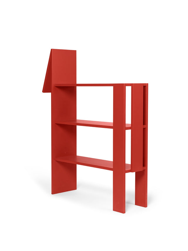Regal | Horse Bookcase - Poppy Red
