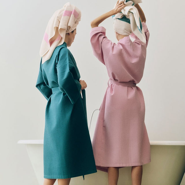 Bademantel | Waffle | Pink
