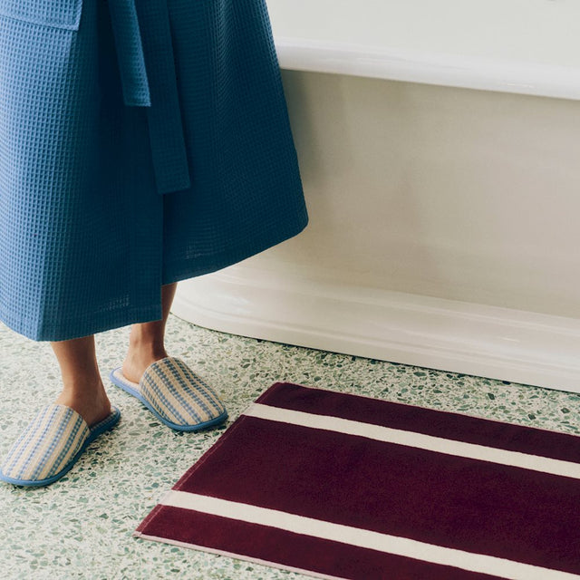 Badepantoffeln | Waffle | Dusty Blue