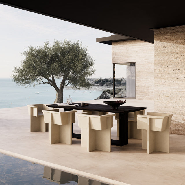 Chair with armrests | Brutus
