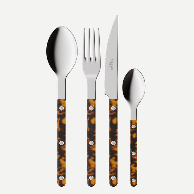 Besteckst | Bistro Faux Tortoise