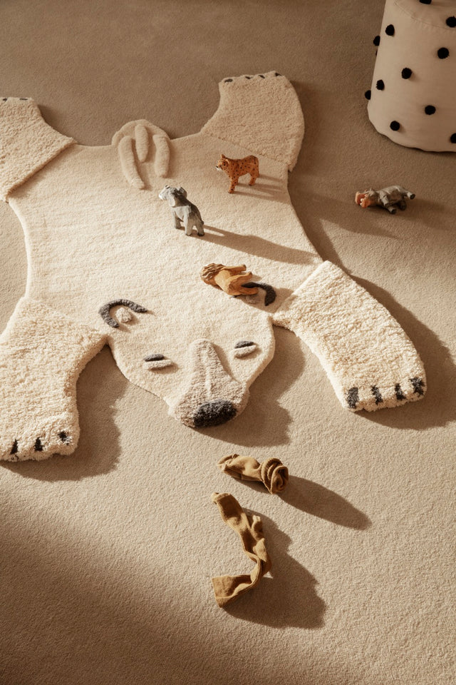 Kinderteppich | Animal Tufted Rug - Polar Bear