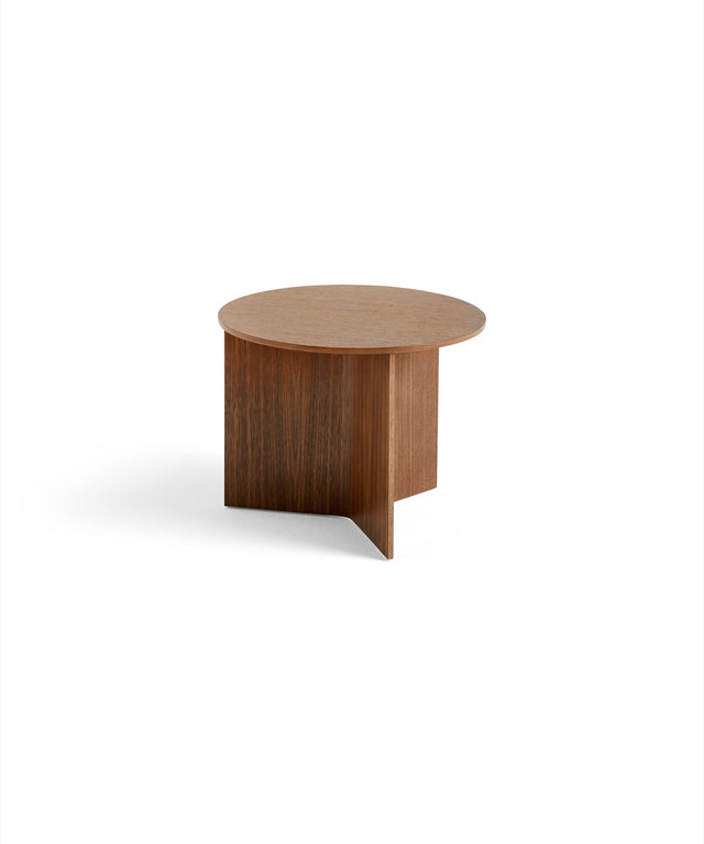 Side table | Slit table wood | low Ø45
