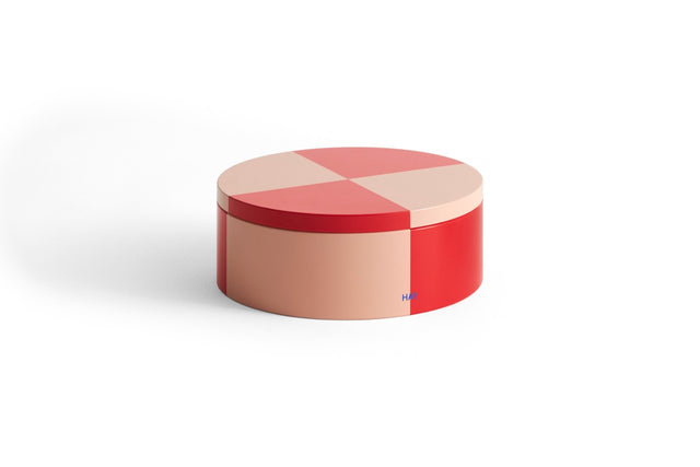Aufbewahrungsdose | Tin Container Rund Rot | Soft Pink