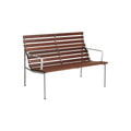 Outdoor bench | Traverse Lounge Bench with armrest